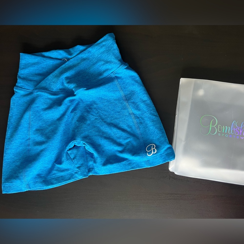 Tiny Waist Short - Bombshell sportswear - Color Sky Blue